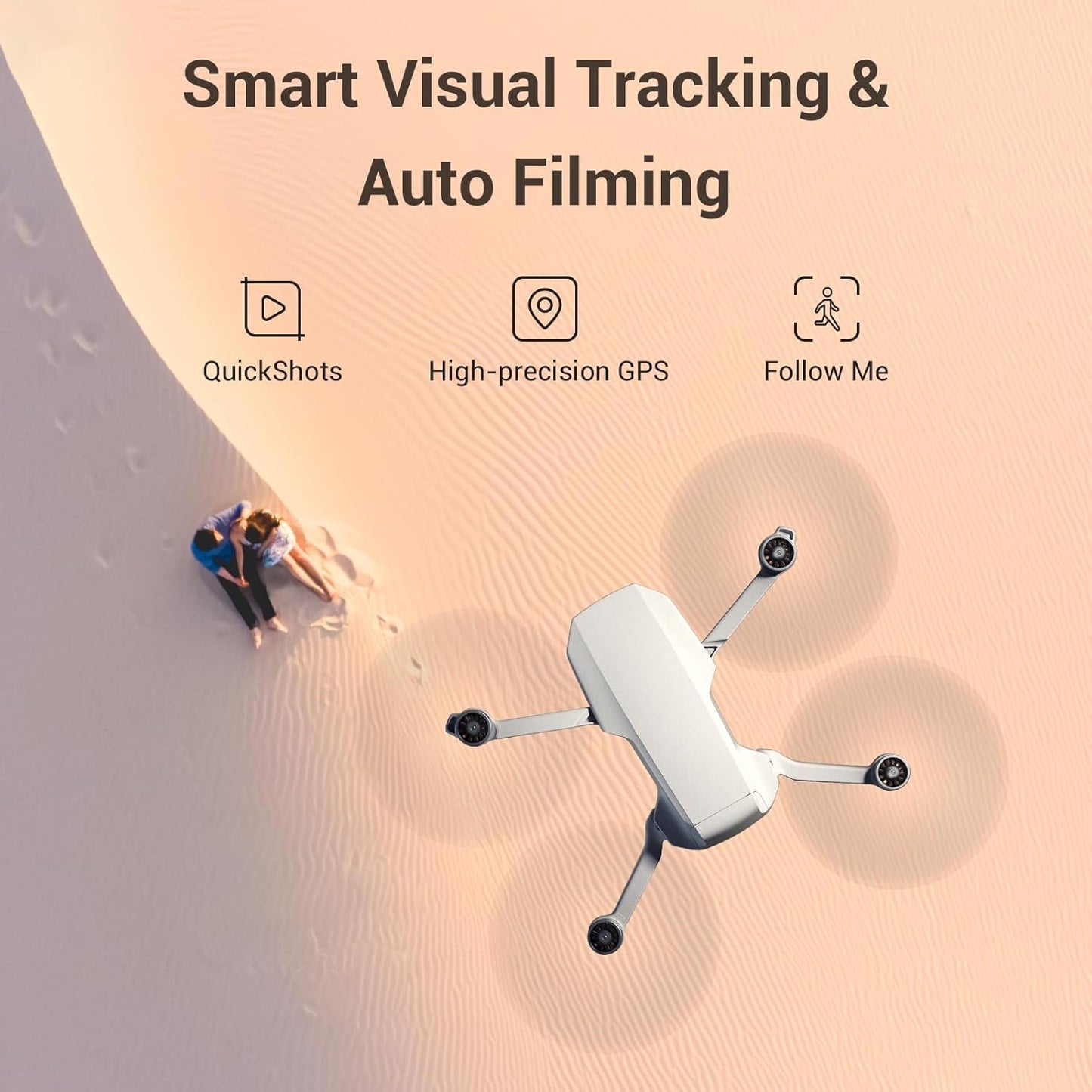 Mini Drone Combo with 2 Batteries, 4K/30Fps Video, 32800Ft FPV Transmission, Easy to Fly, 3 Aixs Gimbal, 62-Min Flight, under 249G Portable Drone for Beginners