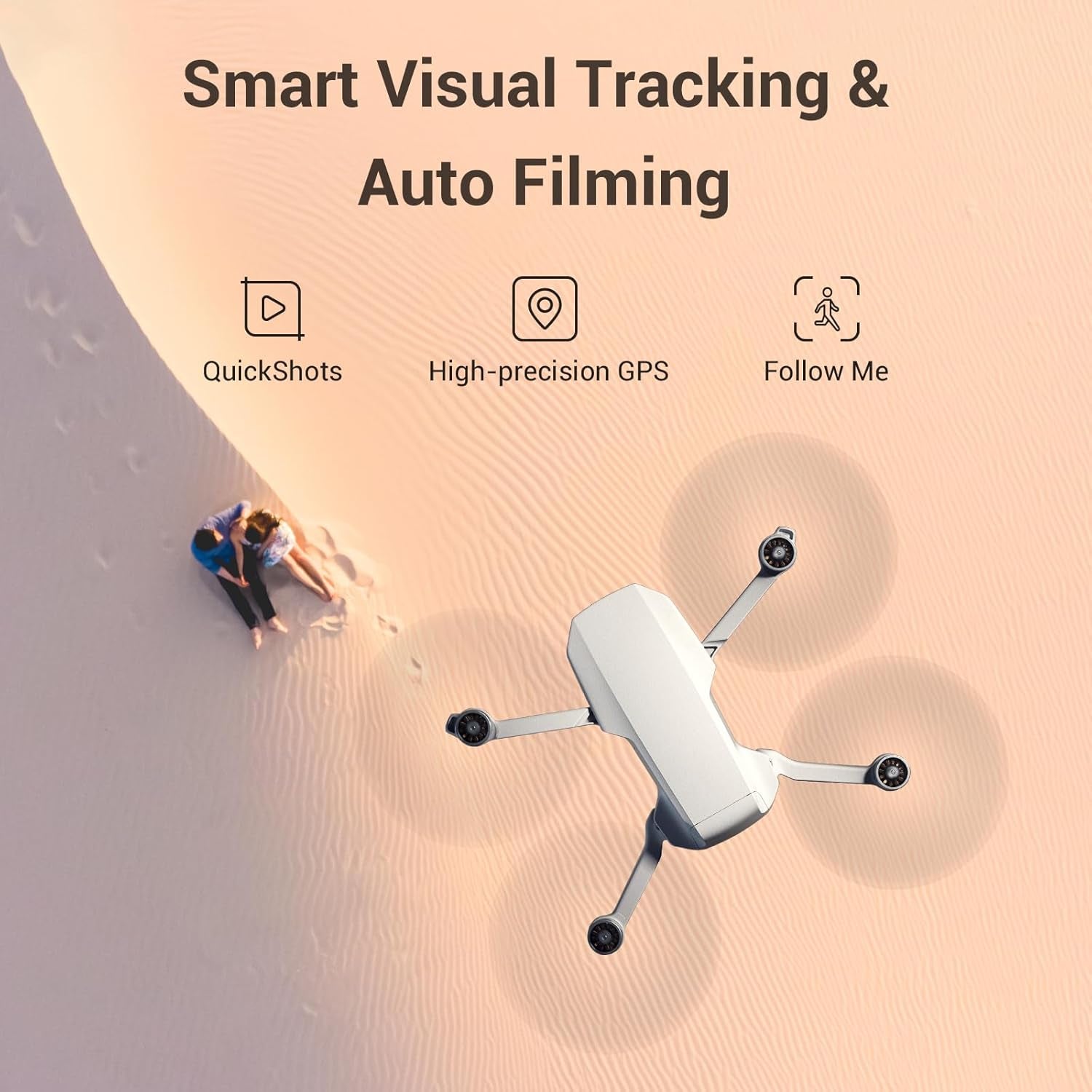 Mini Drone Combo with 2 Batteries, 4K/30Fps Video, 32800Ft FPV Transmission, Easy to Fly, 3 Aixs Gimbal, 62-Min Flight, under 249G Portable Drone for Beginners