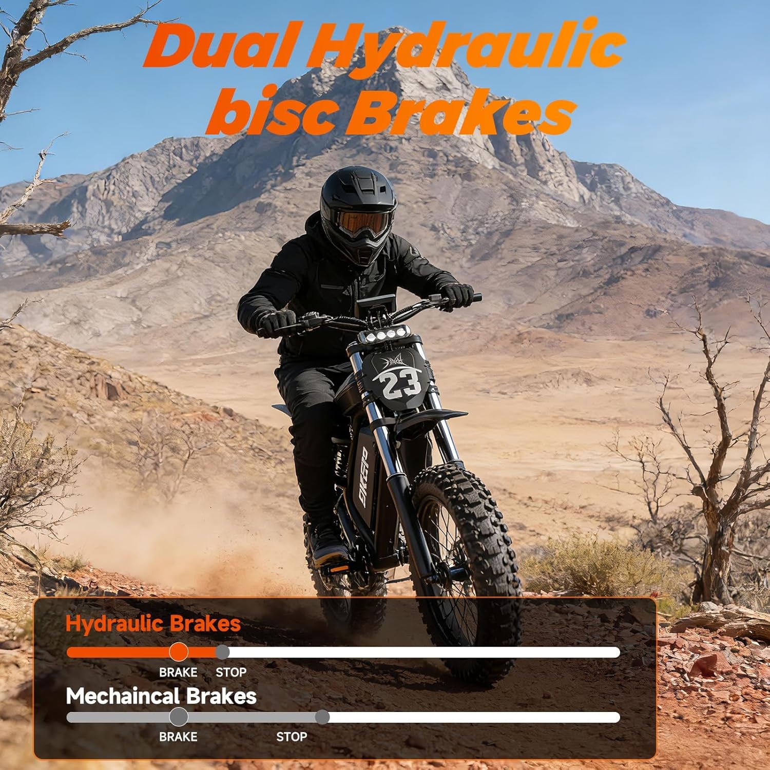48/52V 15.6/25/40AH Fat Tire Electric Bike for Adults, UL2849 Certified 90% Pre-Assembled Folding E-Bike with Removable Battery & Cargo Rack