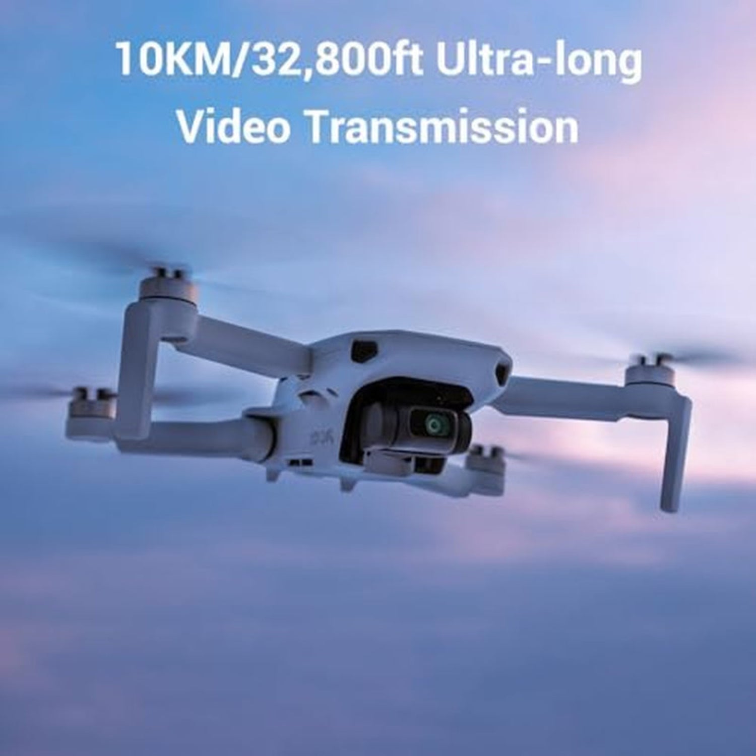 Mini Drone Combo with 2 Batteries, 4K/30Fps Video, 32800Ft FPV Transmission, Easy to Fly, 3 Aixs Gimbal, 62-Min Flight, under 249G Portable Drone for Beginners