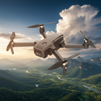 GPS Drone with Camera Built for Aerial Photography, 4.5 Inch LCD Screen, 4K Video, Auto Return, Under 249G