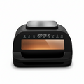 Indoor Smokeless Grill | Smart Grill & Air Fryer with 7 Cooking Functions | 6L Capacity | Includes Smart Thermometer | Precise Temperature Control | Non-Stick Removable Grill Plates